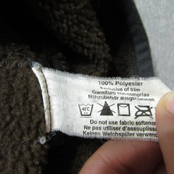 Arc'teryx Womens Sweater Sz S Brown Pullover Quarter Zip Mock Neck Stretch - Picture 5 of 9